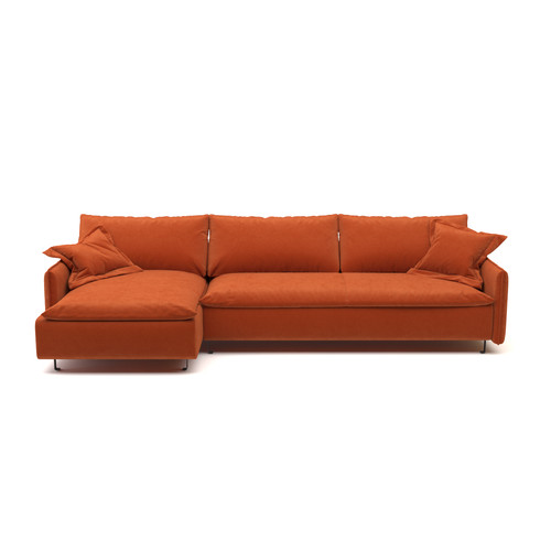 Угловой диван Next (оранжевый)