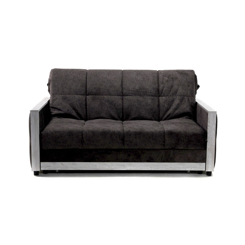 Прямой диван Жаклин (темно-серый)