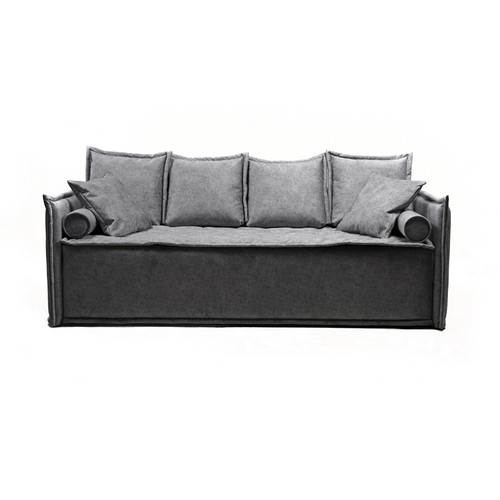 Прямой диван Прованс (темно-серый)